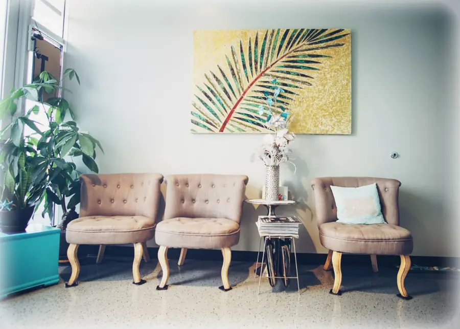 Spa waiting area